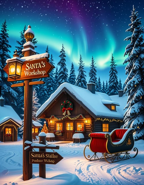 Santa Claus Village by Arrssenne on Tensor.Art