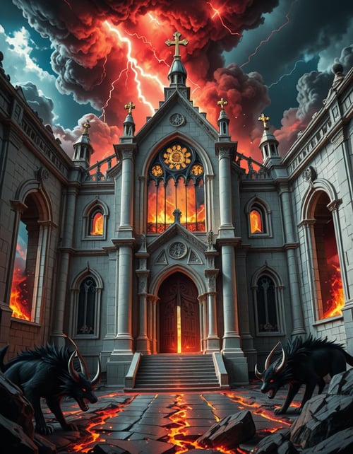 evil celestial temple illu by Arrssenne on Tensor.Art
