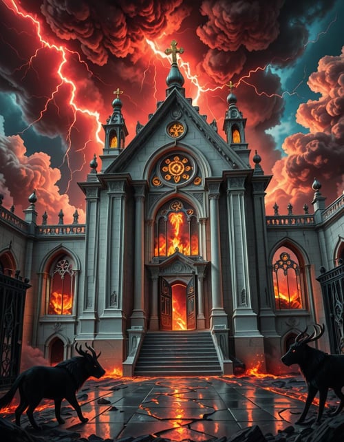 evil celestial temple illu by Arrssenne on Tensor.Art