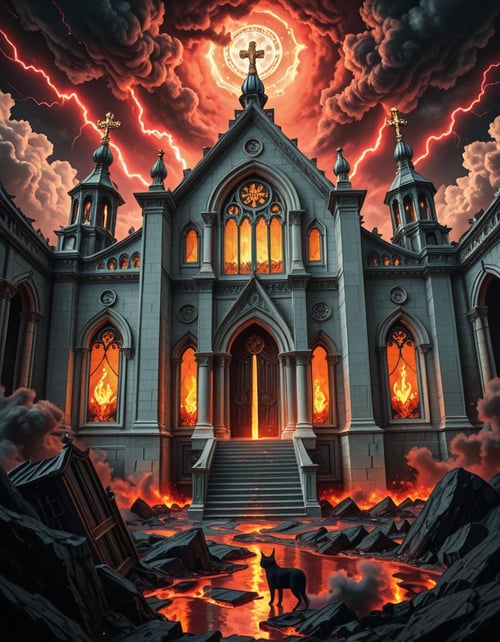 evil celestial temple illu by Arrssenne on Tensor.Art