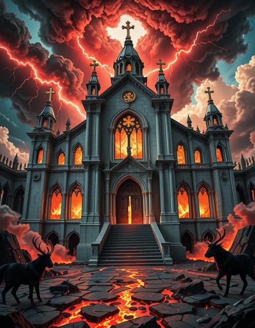 evil celestial temple illu by Arrssenne on Tensor.Art