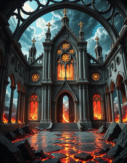 evil celestial temple illu by Arrssenne on Tensor.Art