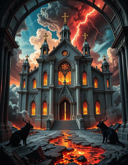 evil celestial temple illu by Arrssenne on Tensor.Art