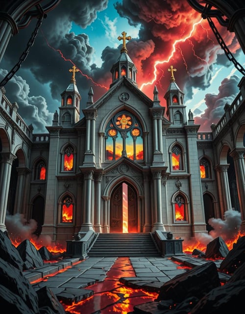 evil celestial temple illu by Arrssenne on Tensor.Art