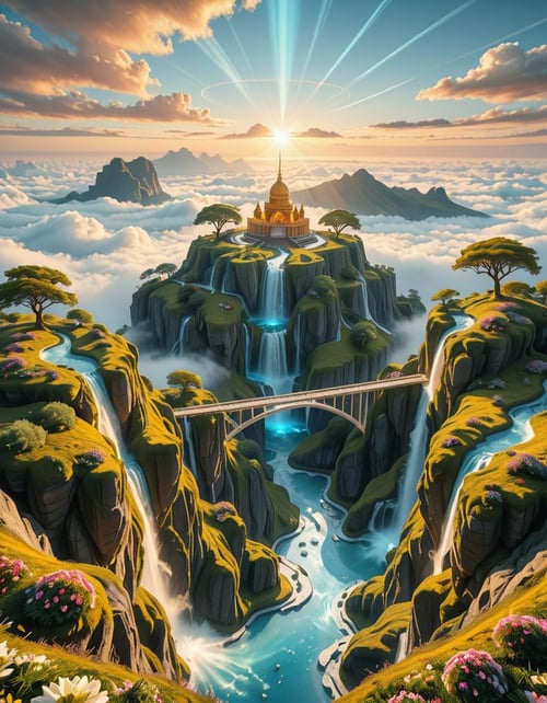 heavenly landscape illu by Arrssenne on Tensor.Art