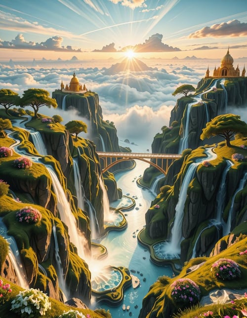 heavenly landscape illu by Arrssenne on Tensor.Art