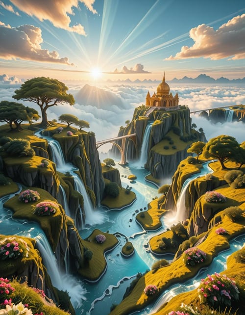 heavenly landscape illu by Arrssenne on Tensor.Art