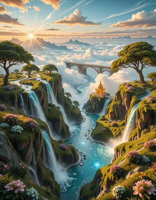 heavenly landscape illu by Arrssenne on Tensor.Art