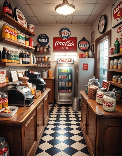 1950s grocery store pony by Arrssenne on Tensor.Art