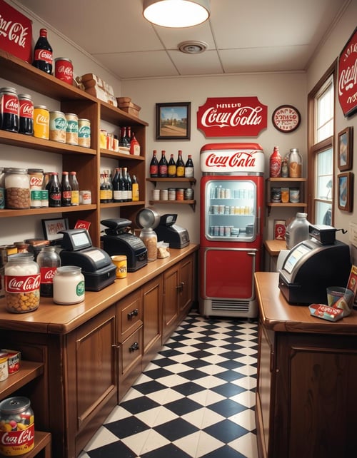 1950s grocery store pony by Arrssenne on Tensor.Art