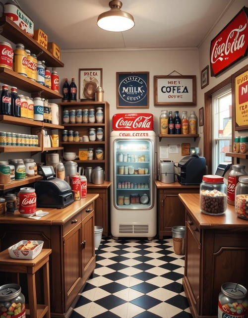 1950s grocery store pony by Arrssenne on Tensor.Art