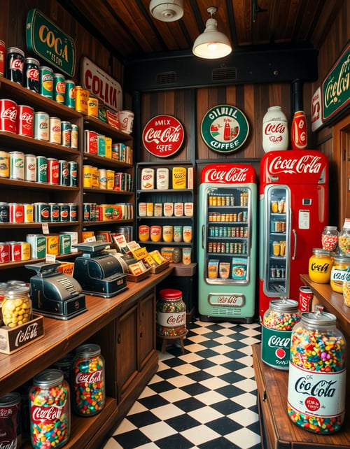 1950s grocery store by Arrssenne on Tensor.Art