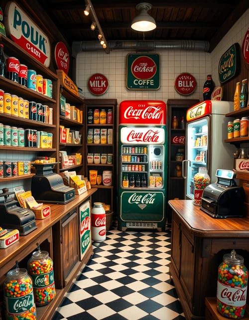 1950s grocery store by Arrssenne on Tensor.Art
