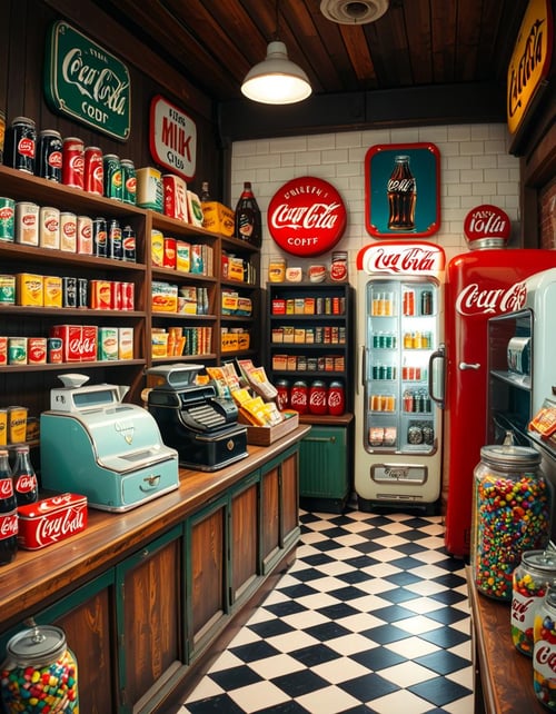 1950s grocery store by Arrssenne on Tensor.Art