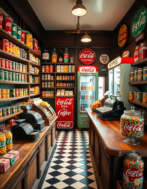 1950s grocery store by Arrssenne on Tensor.Art