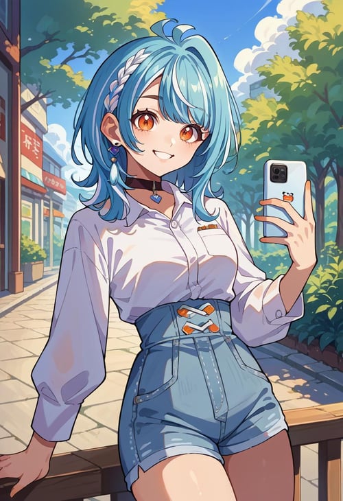 Shiranami Ramune (4 Outfits) | VSPO! | [Pony XL] by ChameleonAI on Tensor.Art