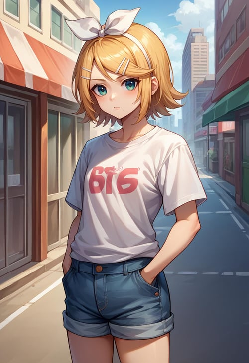 Kagamine Rin | Vocaloid | [Pony XL] by ChameleonAI on Tensor.Art