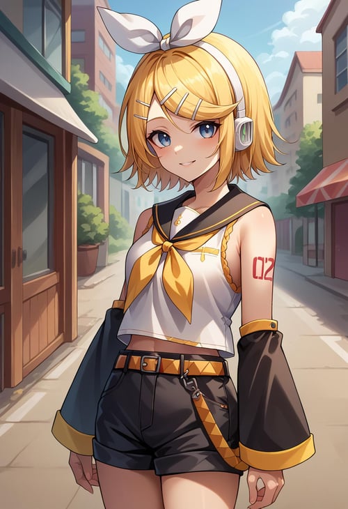 Kagamine Rin | Vocaloid | [Pony XL] by ChameleonAI on Tensor.Art