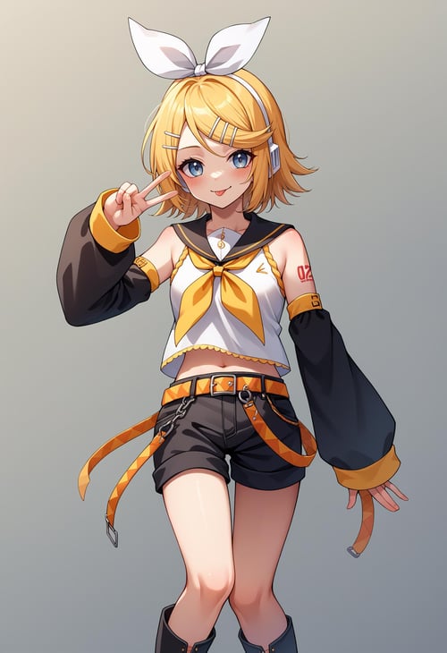 Kagamine Rin | Vocaloid | [Pony XL] by ChameleonAI on Tensor.Art