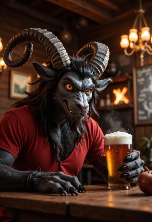 Krampus (Goat Form) [FLUX] by kftiger on Tensor.Art