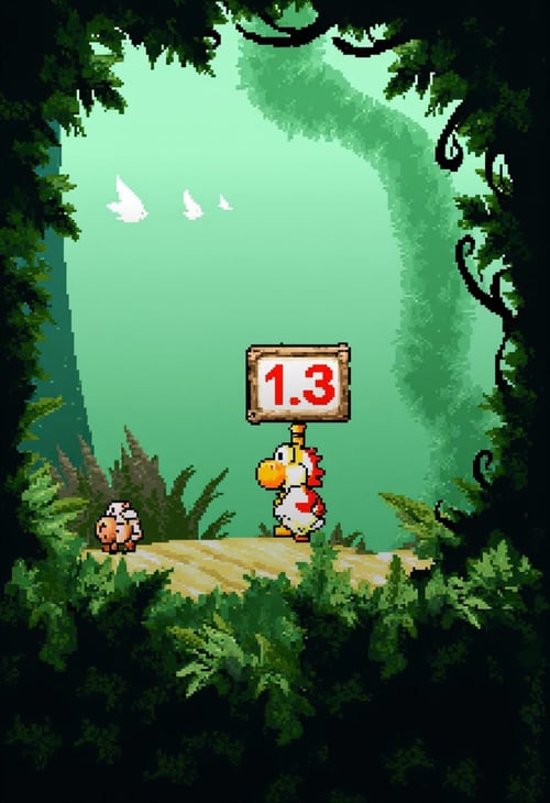 Yoshi's Island Style [FLUX] by kftiger on Tensor.Art