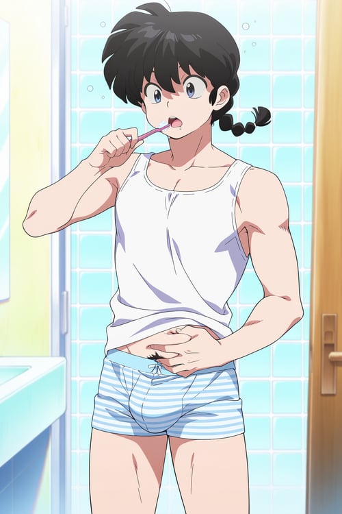 Ranma Saotome by OverlAId Art on Tensor.Art