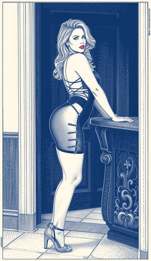 Vintage Ink and Pen Drawing Style by aimann on Tensor.Art