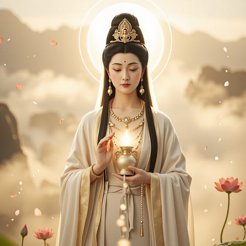 🪷Guanyin Bodhisattva 觀世音菩薩｜FuturEvoLab by FuturEvoLab on Tensor.Art