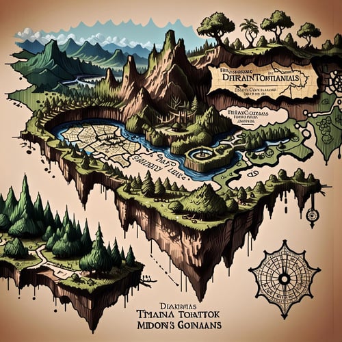 Fantasy World Maps by Glamortica on Tensor.Art