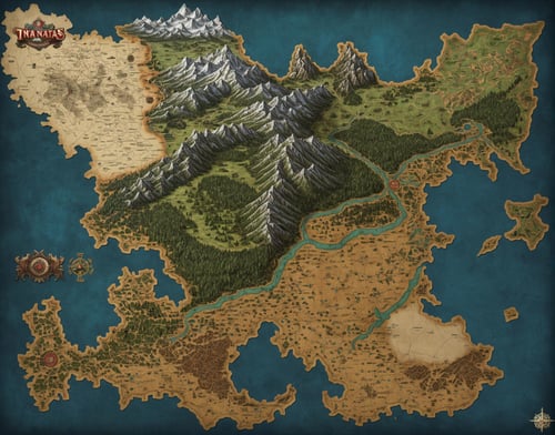 Fantasy World Maps by Glamortica on Tensor.Art