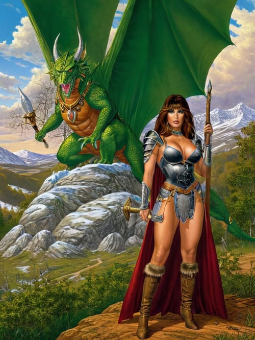 DM's Fantasy Art by Elmore + XL by Glamortica on Tensor.Art