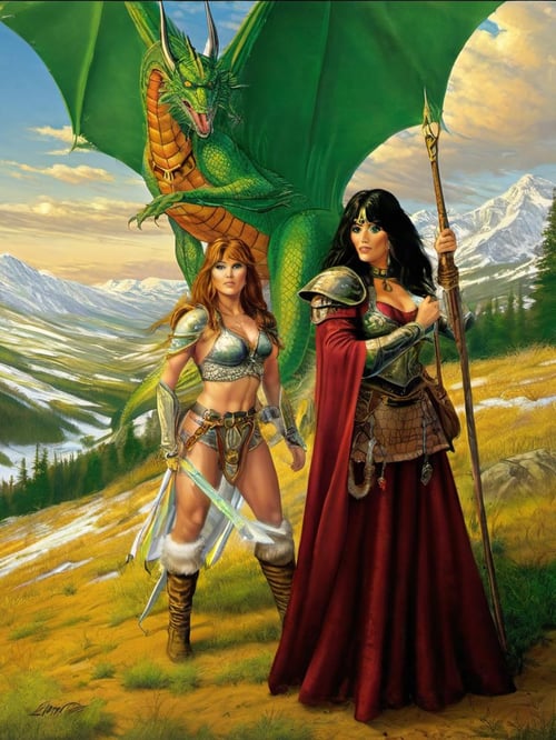 DM's Fantasy Art by Elmore + XL by Glamortica on Tensor.Art