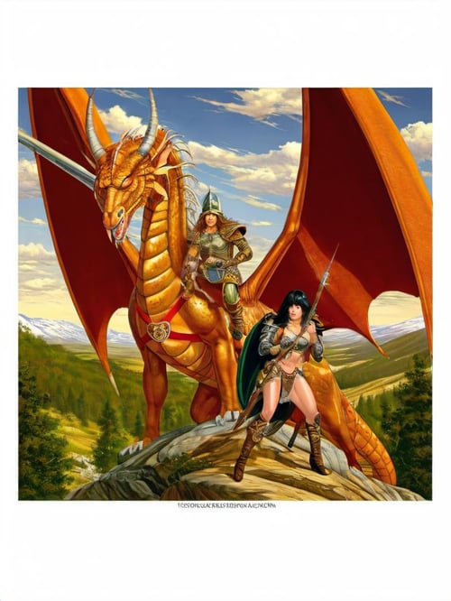 DM's Fantasy Art by Elmore + XL by Glamortica on Tensor.Art