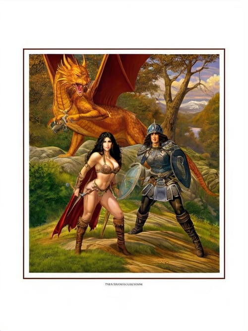 DM's Fantasy Art by Elmore + XL by Glamortica on Tensor.Art