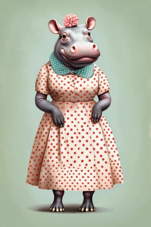 Dressed animals by Kappa_Neuro on Tensor.Art
