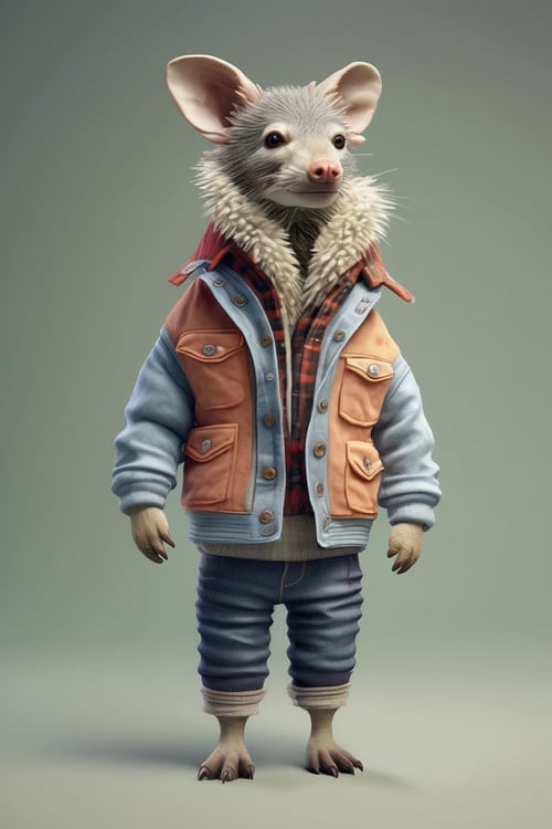 Dressed animals by Kappa_Neuro on Tensor.Art