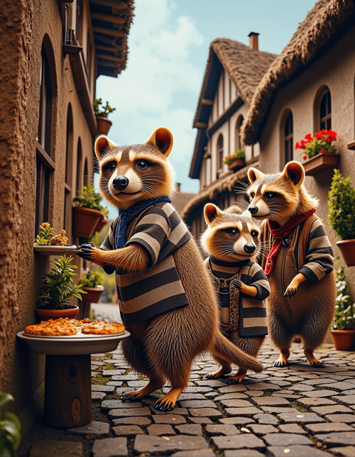 Dressed animals by Kappa_Neuro on Tensor.Art