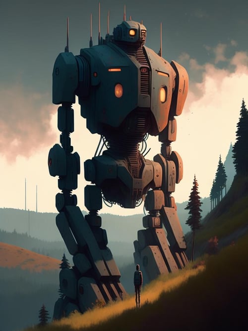 Simon Stålenhag Style by Kappa_Neuro on Tensor.Art
