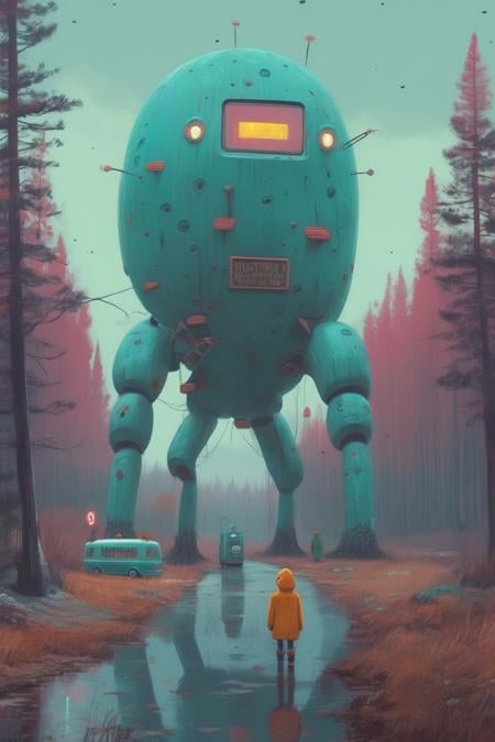 Simon Stålenhag Style by Kappa_Neuro on Tensor.Art