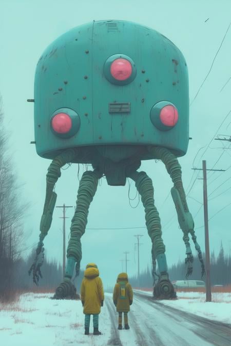 Simon Stålenhag Style by Kappa_Neuro on Tensor.Art