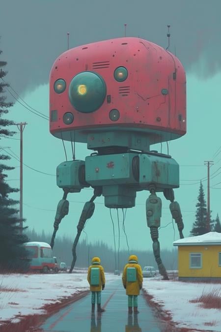 Simon Stålenhag Style by Kappa_Neuro on Tensor.Art