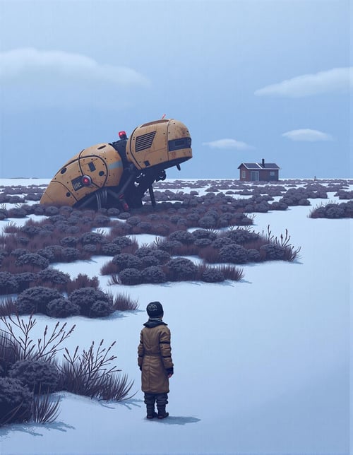 Simon Stålenhag Style by Kappa_Neuro on Tensor.Art