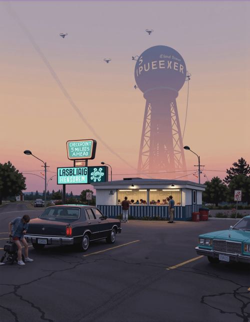 Simon Stålenhag Style by Kappa_Neuro on Tensor.Art