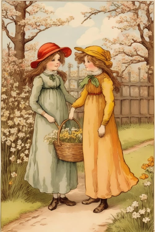 Kate Greenaway Style by Kappa_Neuro on Tensor.Art