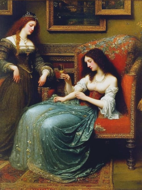 John William Waterhouse Style by Kappa_Neuro on Tensor.Art
