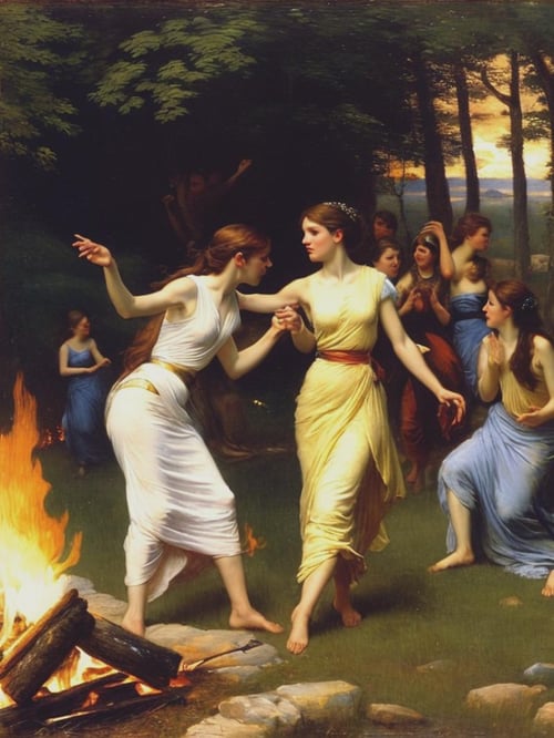 John William Waterhouse Style by Kappa_Neuro on Tensor.Art