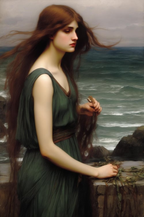 John William Waterhouse Style by Kappa_Neuro on Tensor.Art