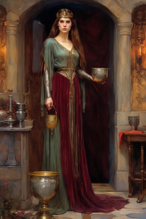 John William Waterhouse Style by Kappa_Neuro on Tensor.Art