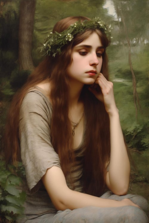 John William Waterhouse Style by Kappa_Neuro on Tensor.Art