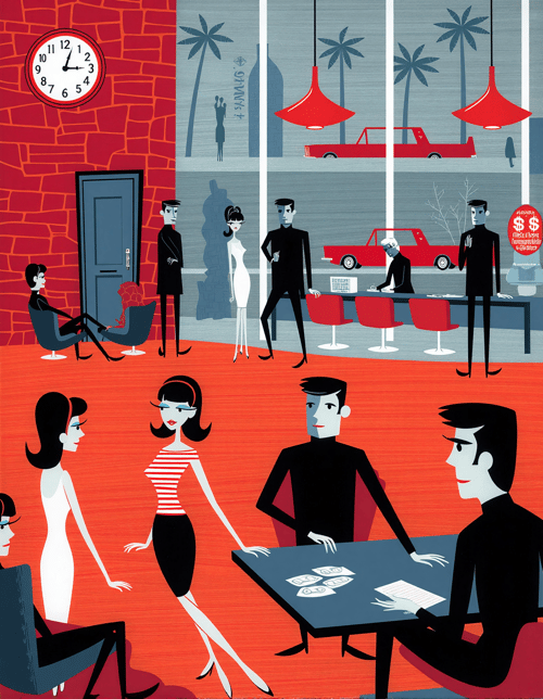 Josh Agle (SHAG) Style by Kappa_Neuro on Tensor.Art